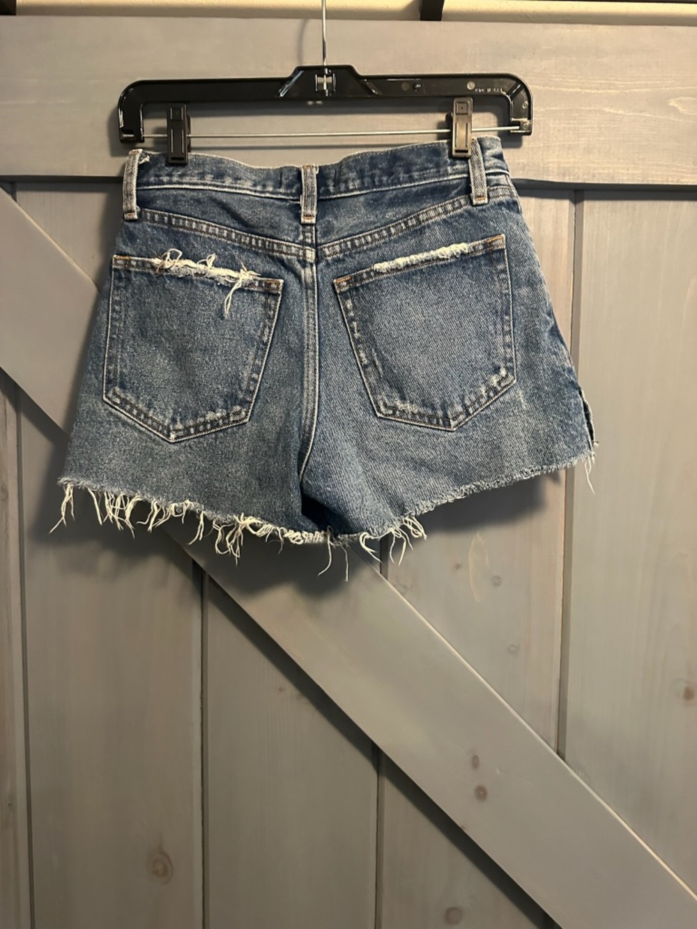 Jean short high rise ripped